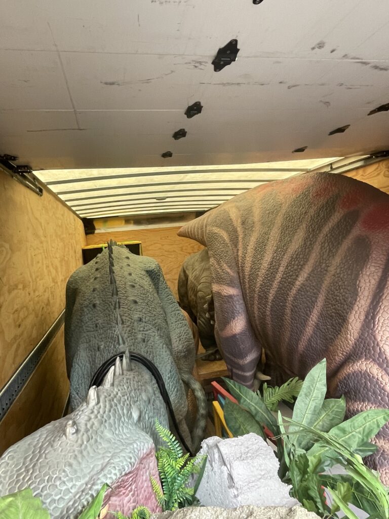 Dinosaurs Exhibit - Catawba Science Center Hickory NC - Barringer Moving and Storage